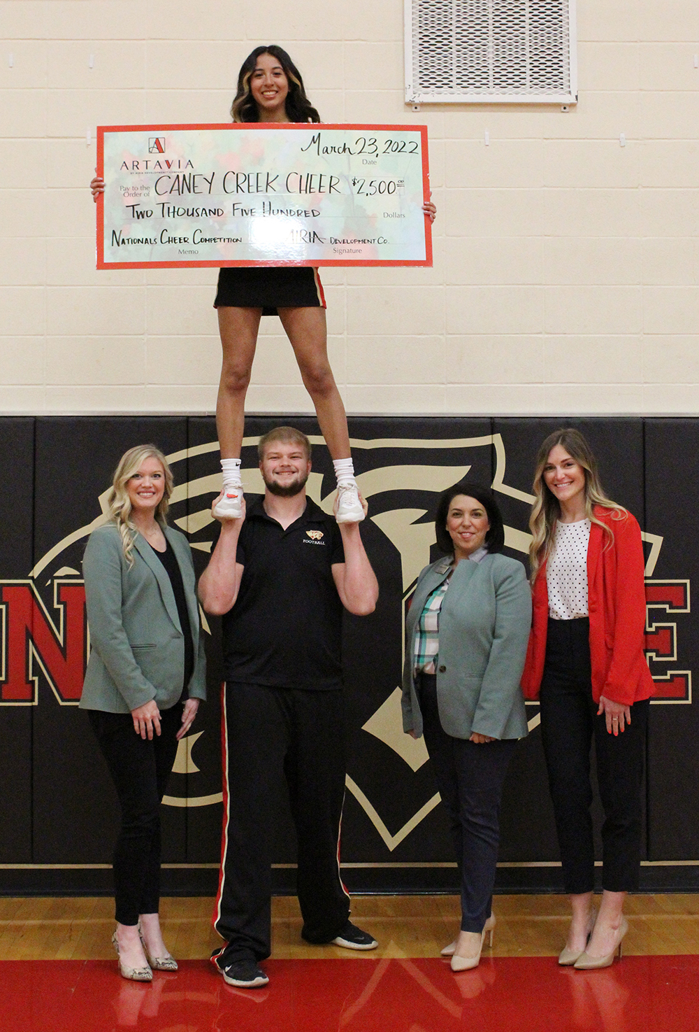 ARTAVIA proudly sponsors Caney Creek High School Cheer