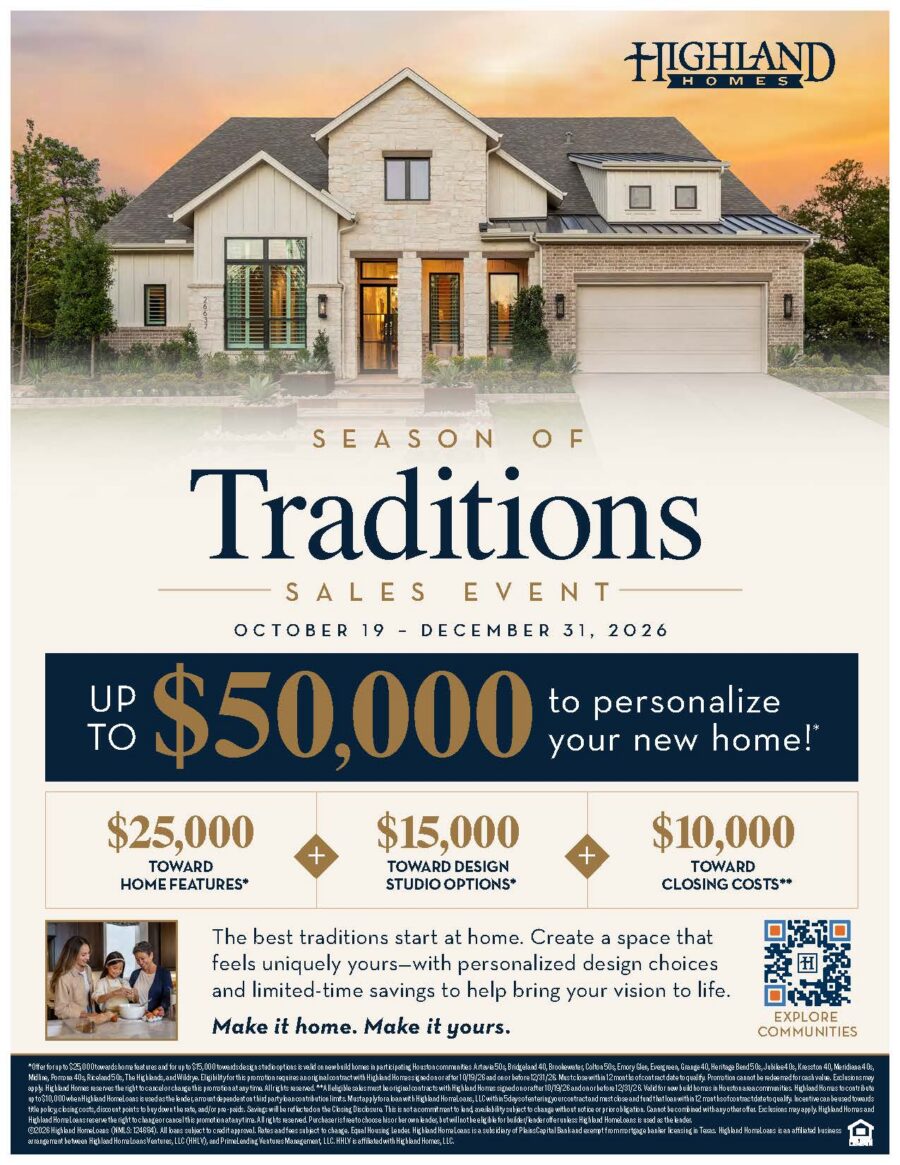 Up to $50,000 to Personalize Your New Home!