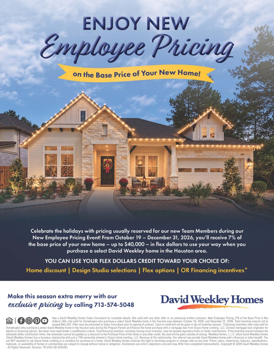 Enjoy New Employee Pricing!