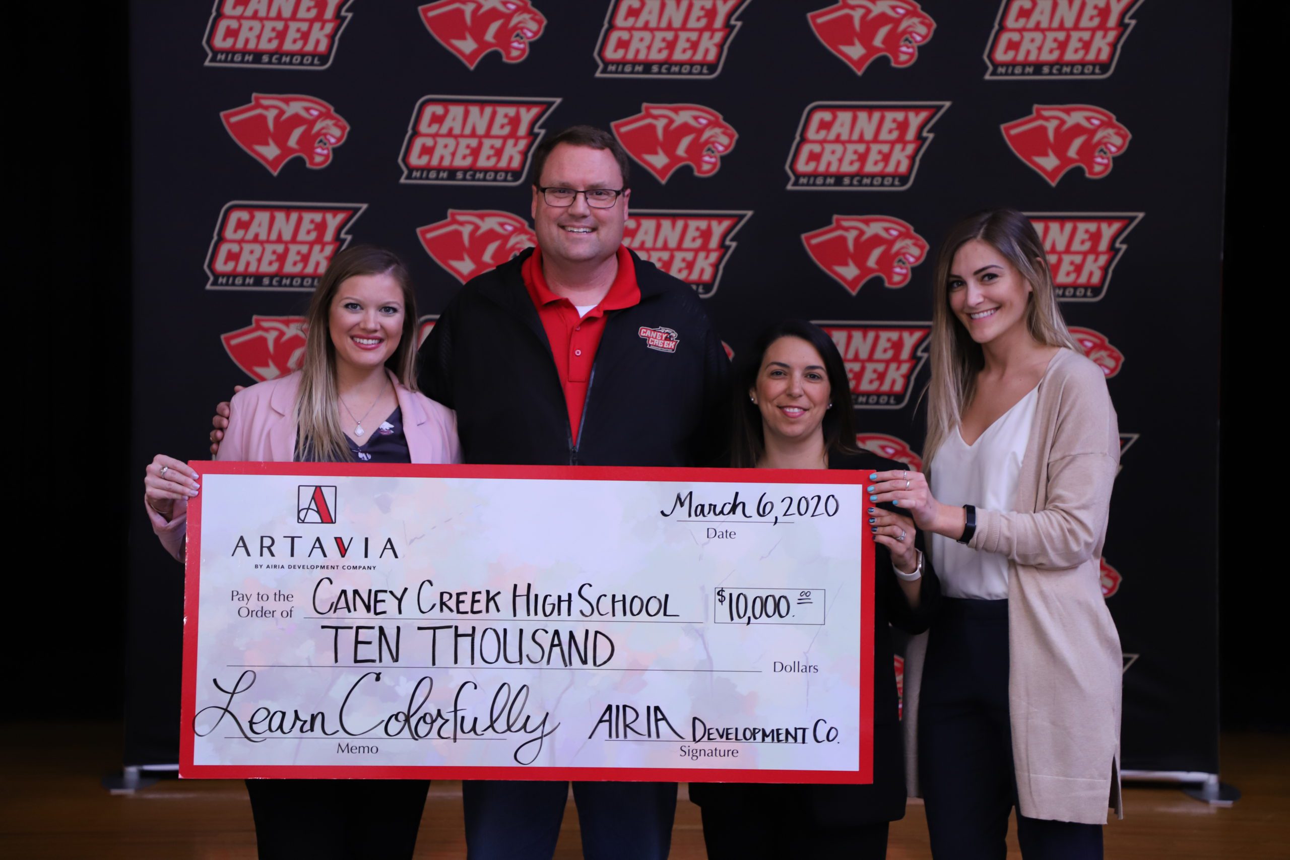 ARTAVIA™ Helps the Numbers Add Up with Donation to Caney Creek High School